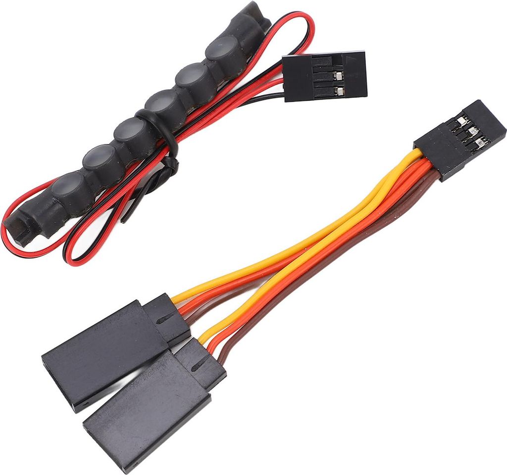 RC -Dachlicht 6 LED -Auto Frontlampenstange Scheinwerfer für Traxxas 1/18 Trx4m Fernbedienung Weiß weiß