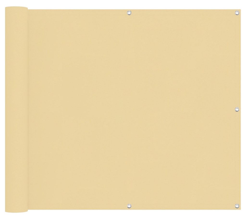 vidaXL Balkonsichtschutz Sand 100 x 300 cm Oxford-Stoff