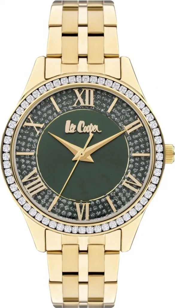Montre Lee Cooper LC07928.170 Femme en Métal Vert - Élégance Chic