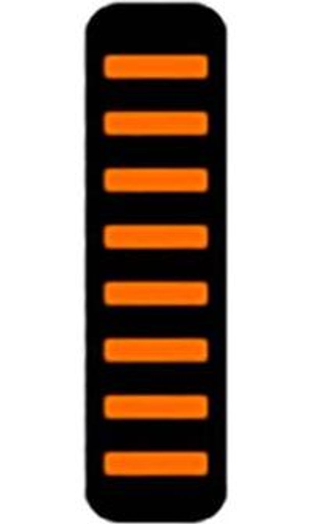 Proguard Kabelbinder – vorne – Aufkleber – Mini – Orange