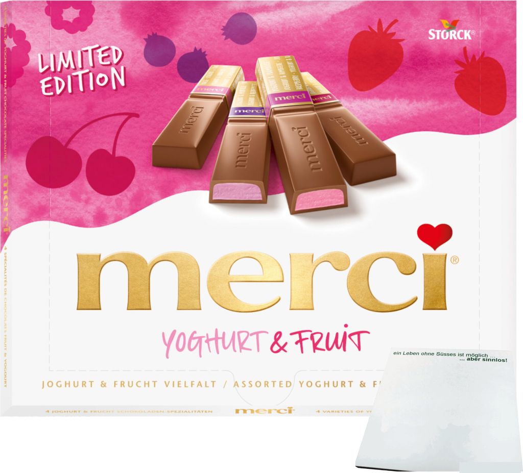 merci Yoghurt & Fruit Limited Edition (250g Packung) + usy Produktbild 