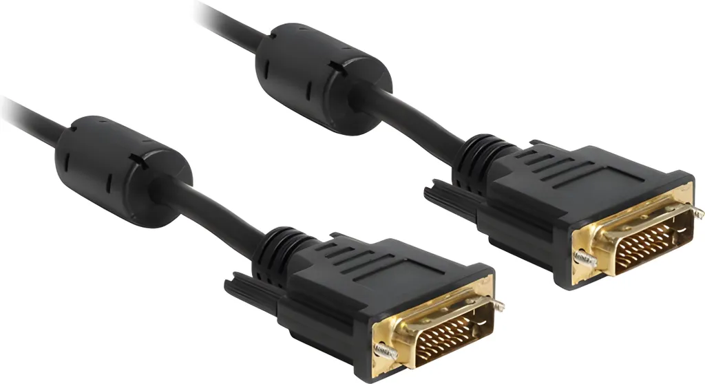 Delock 83191 DELOCK DVI Kabel DVI(24+1) -> DVI(24+1) St/St 3.00m Gold