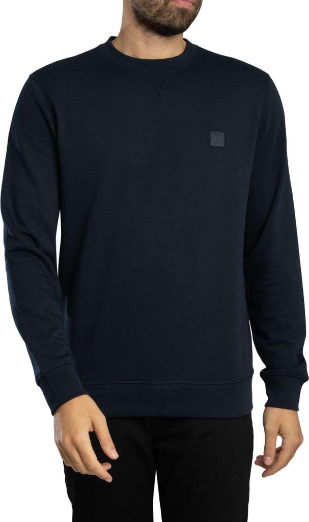 BOSS Westart Logo Sweatshirt, Blau XL