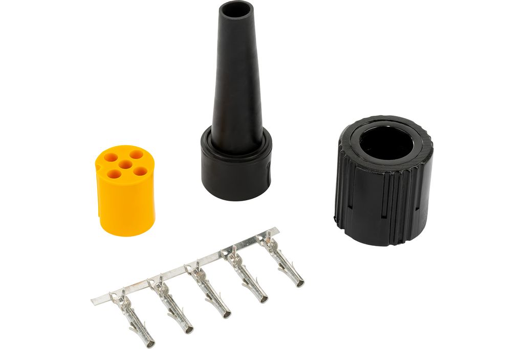 Mantes 5-PIN konektor, žltý, ľavý bajonet Obrázok produktu 