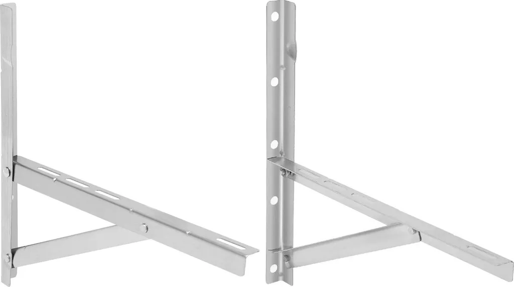 Staffe Climatizzatore Inox 30,5cm Portata 200kg - Supporto Unità Esterna