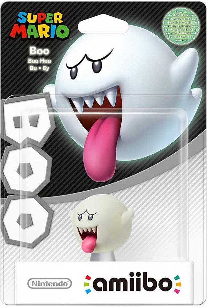Nintendo amiibo SuperMario Boo, Sammlerfigur, Rot, Weiß, Produktbild 