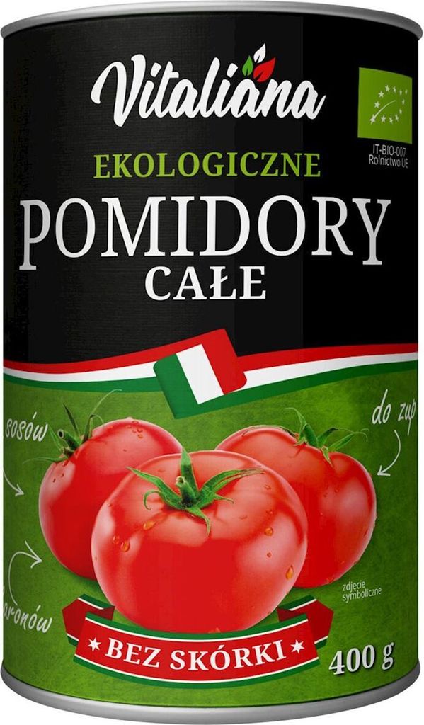 GANZE TOMATEN OHNE HAUT, , 400 g - VITALIANA