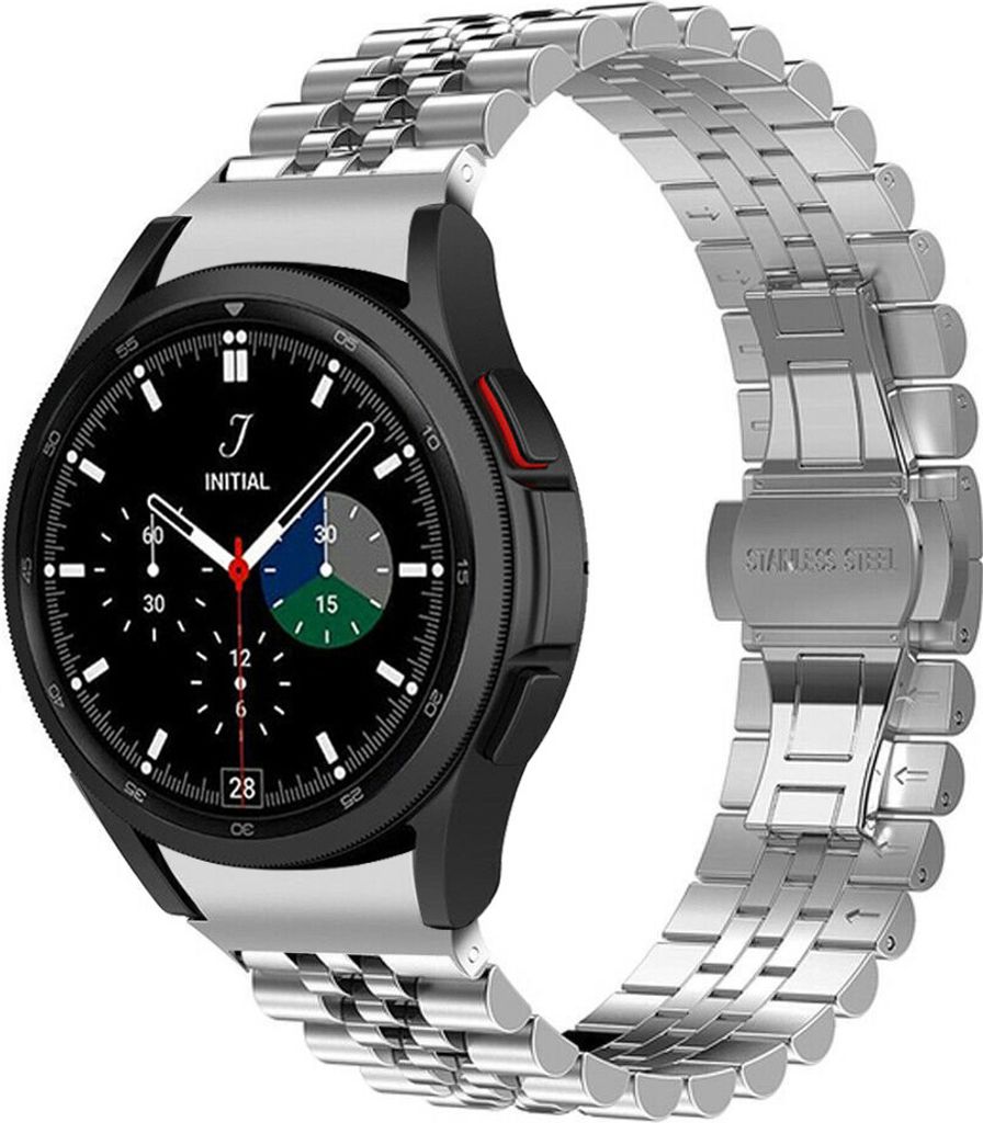 Strap-it Jubilee-Armband aus Stahl – speziell für Samsung Galaxy Watch 7 (40 und 44 mm) / Watch 6 (Classic) / Watch 5 (Pro) / Watch 4 (Classic) ...