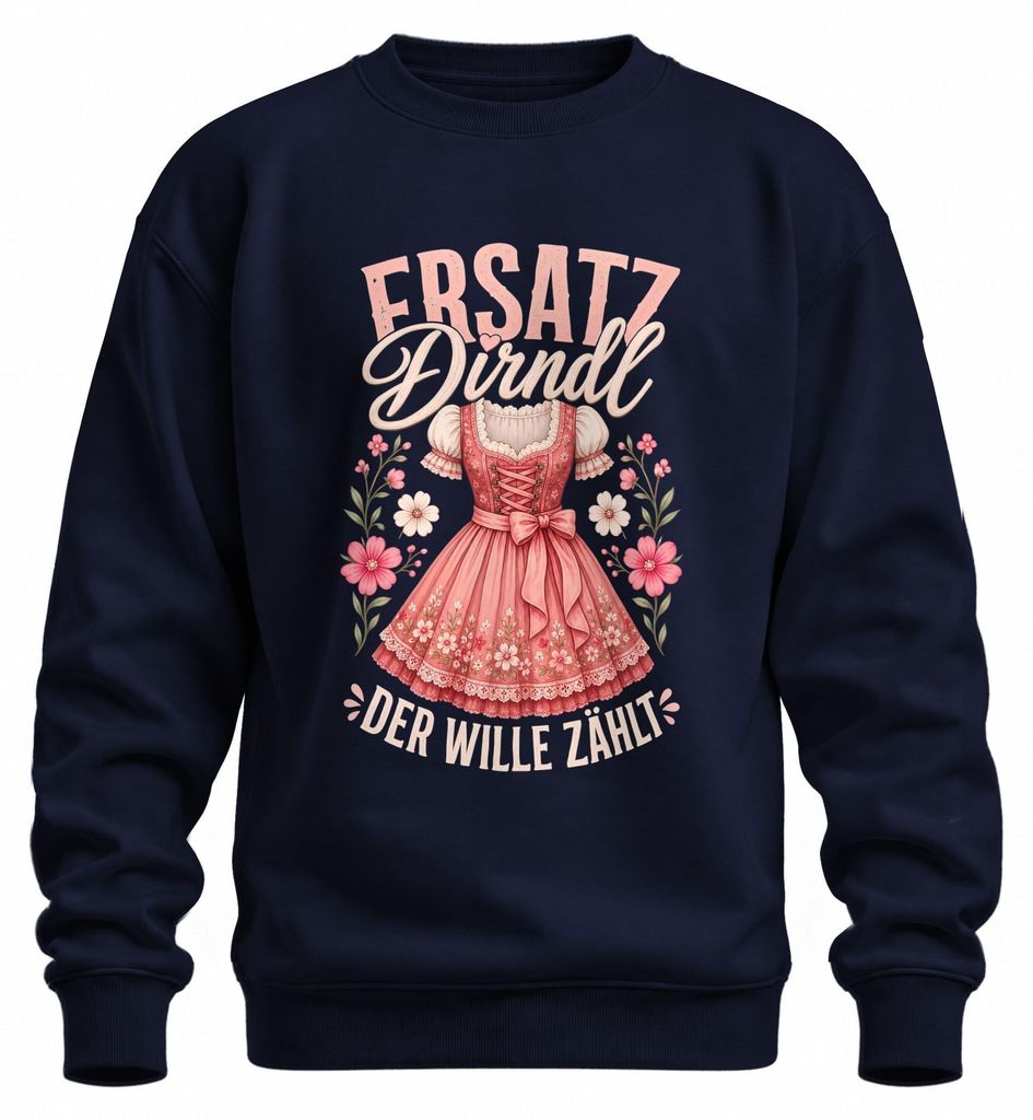 Ersatz Dirndl Der Wille Zählt Trachtenshirt Lederhose Produktbild 