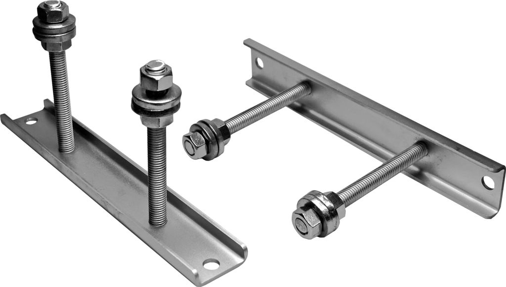 Großanlangenfilter 2x Wandhalter V2A für Twinfilter