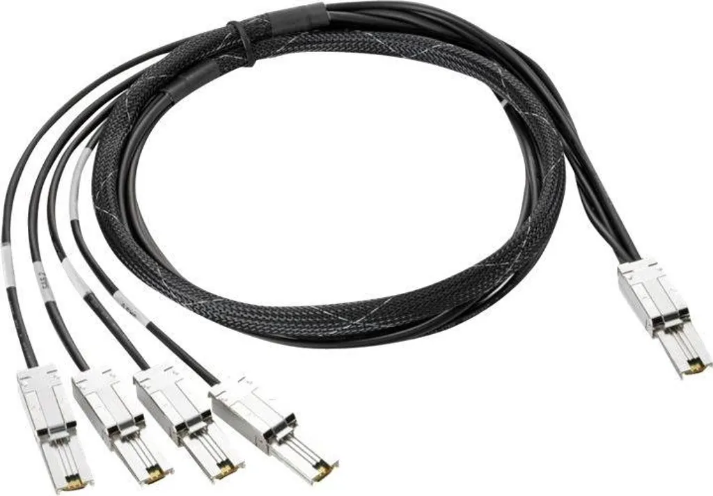 Câble de Liaison SAS Externe SFF-8088 2m pour Baie de Stockage et NAS