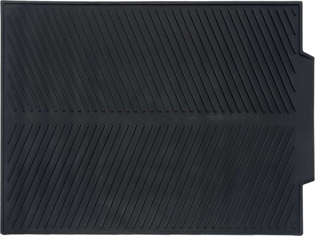 Abtropfmatte, flexible, wiederverwendbare Abtropfunterlage aus Silikon, hitzebeständig, rutschfest, für die Spüle zu Hause und in der Küche