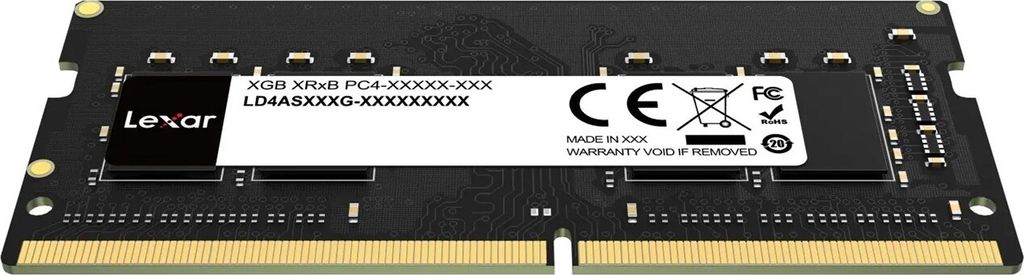 Lexar | 8 GB | DDR4 | 3200 MHz | Notebook | Registered No | Image du produit 