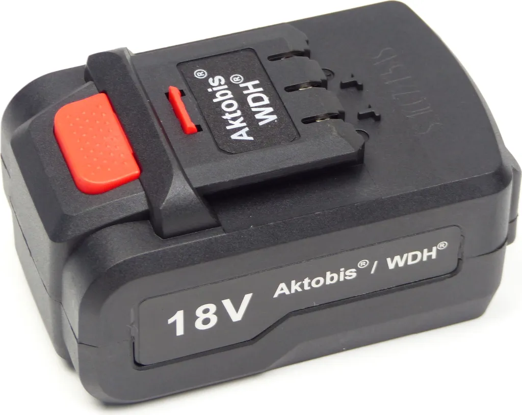 Batterie Li-ion 18V 3.0 Ah compacte avec indicateur de charge et autonomie