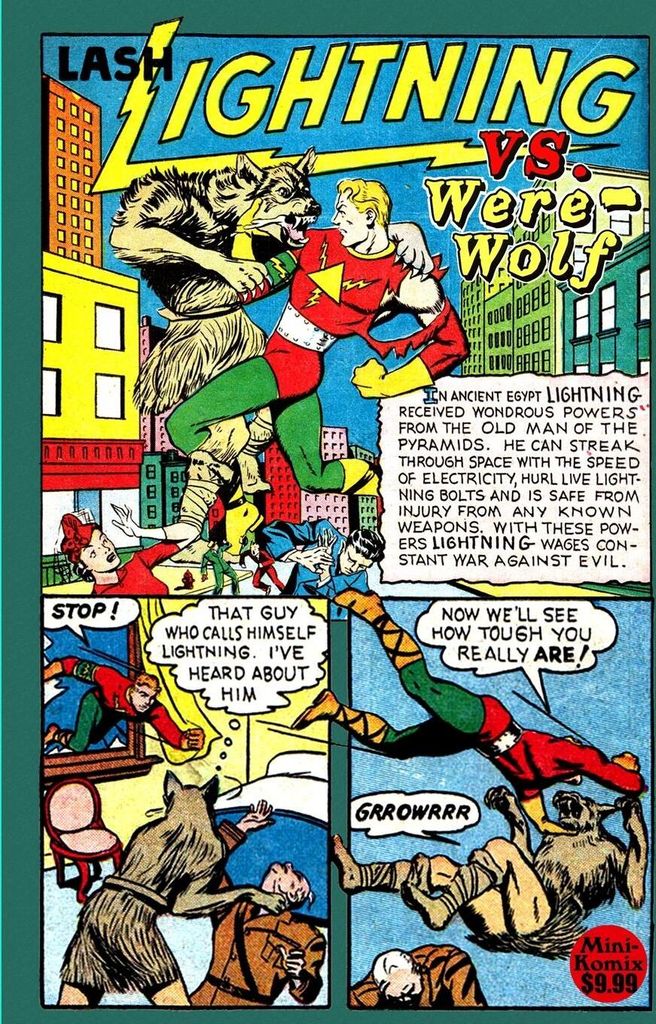Lash Lightning Vs. Were-Wolf