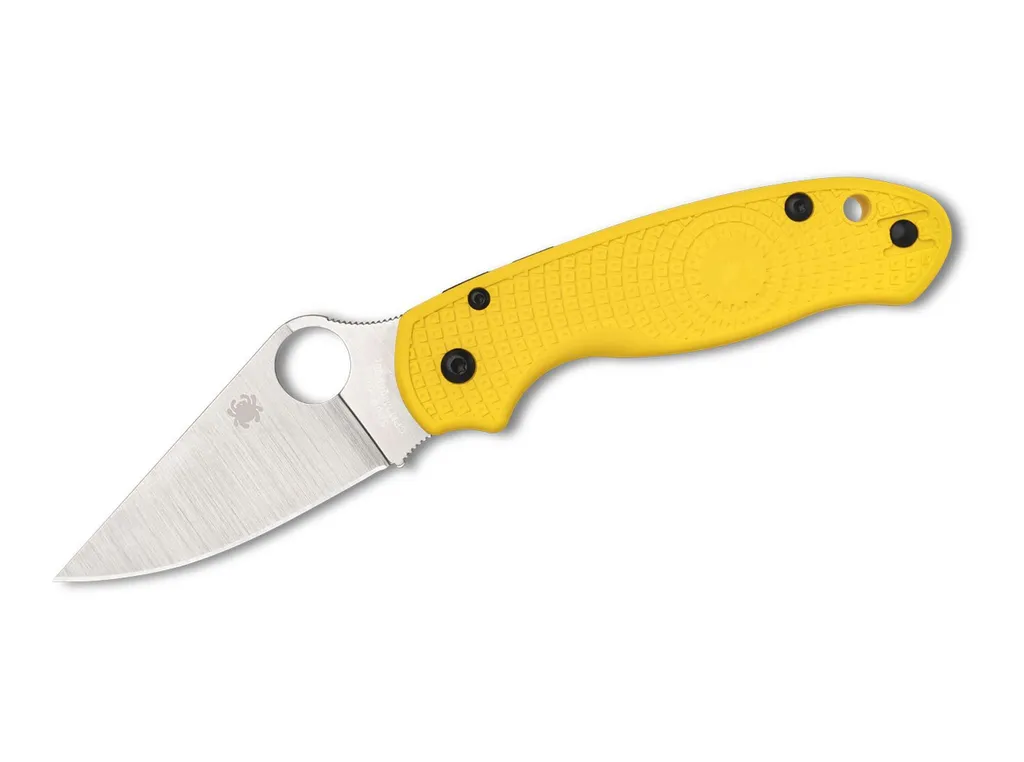 Spyderco Para 3 Salt MagnaCut Jaune: Couteau Inoxydable Lisse