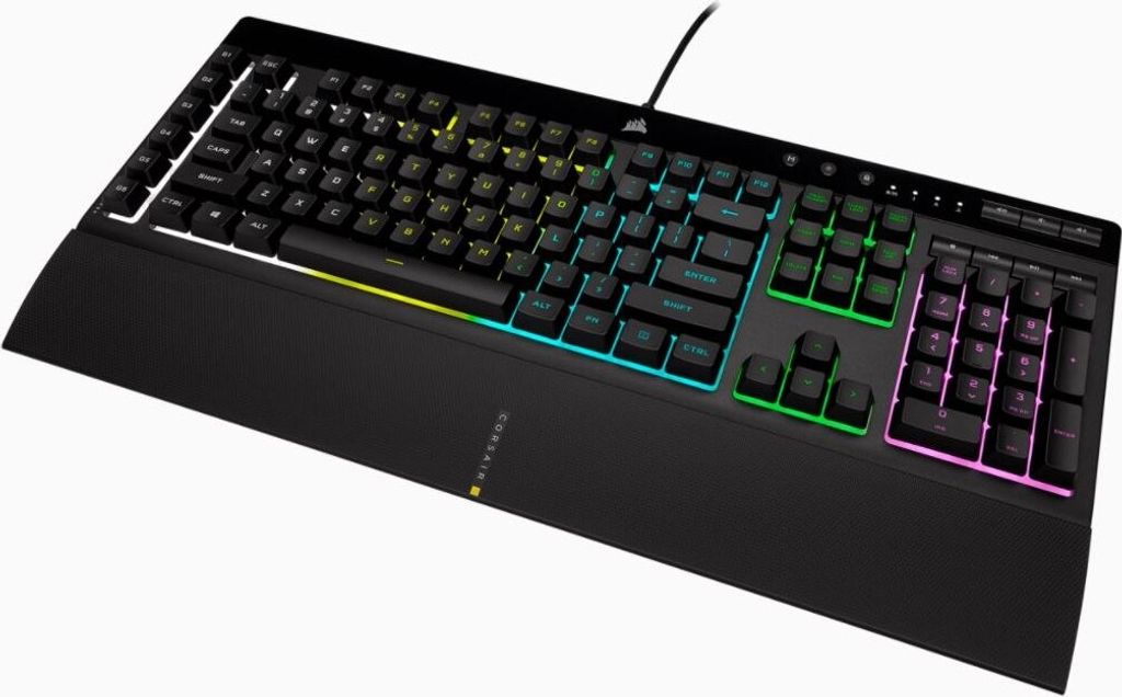 Corsair K55 RGB PRO, Volle Größe (100%), Kabelgebunden, Produktbild 