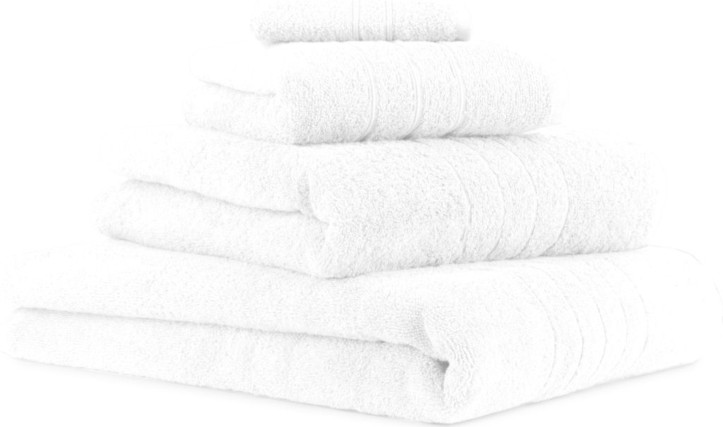 Betz 4-tlg. Handtuch-Set DELUXE 1 Badetuch 1 Duschtuch 1 Handtuch 1 Seiftuch 100% Baumwolle Farbe: weiß