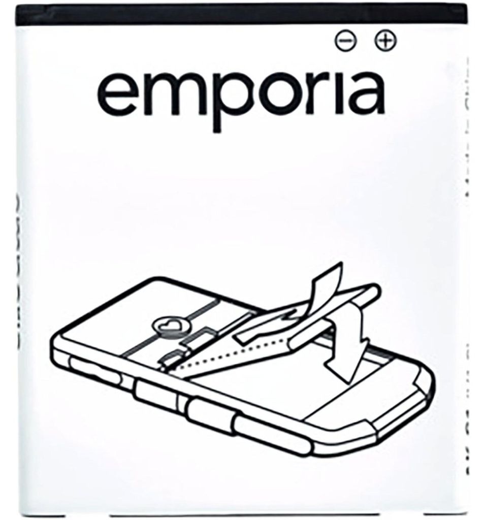 Emporia AK-S3-BC, Akku, Emporia, SMART.3, Schwarz, Weiß, Produktbild 