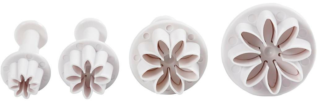 Creativ Company, die Formen mit Briefmarkenblume, 4st.