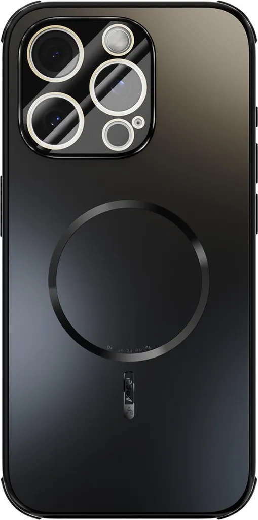 Custodia Magnetica Premium iPhone 13 Pro Nero Opaco PC - 2
