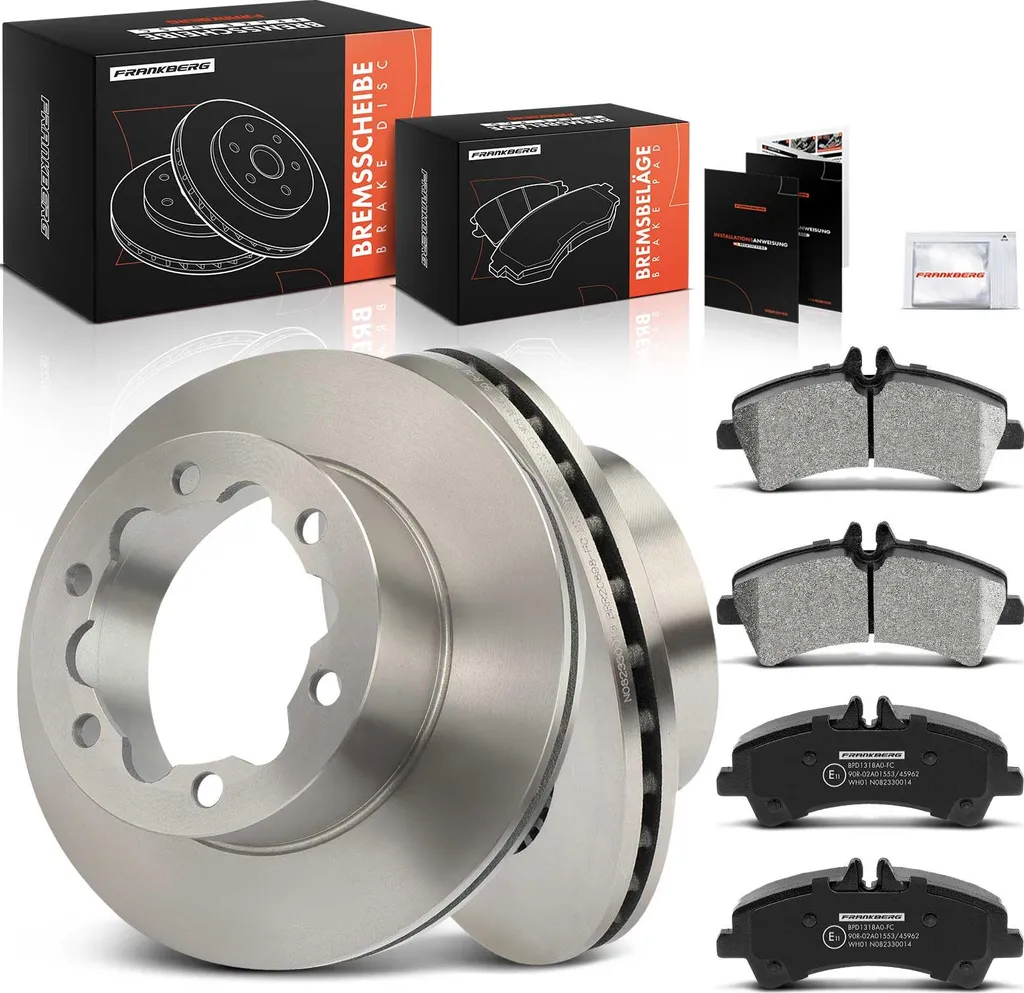 Kit Freinage Arrière Disques et Plaquettes pour Mercedes Sprinter 906