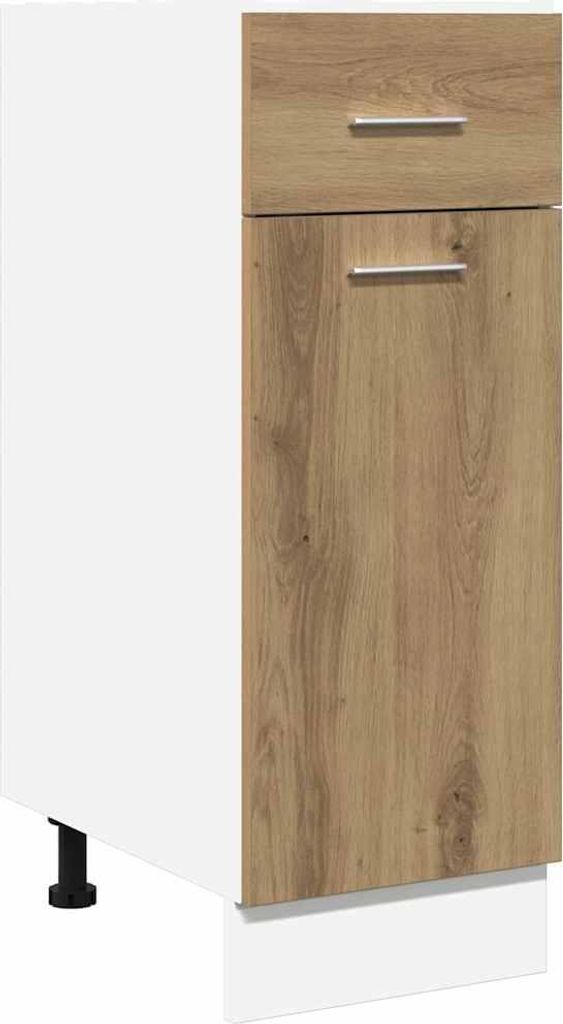 vidaXL Schubunterschrank Lyon Artisan-Eiche 30x46x81,5 cm Holzwerkstoff