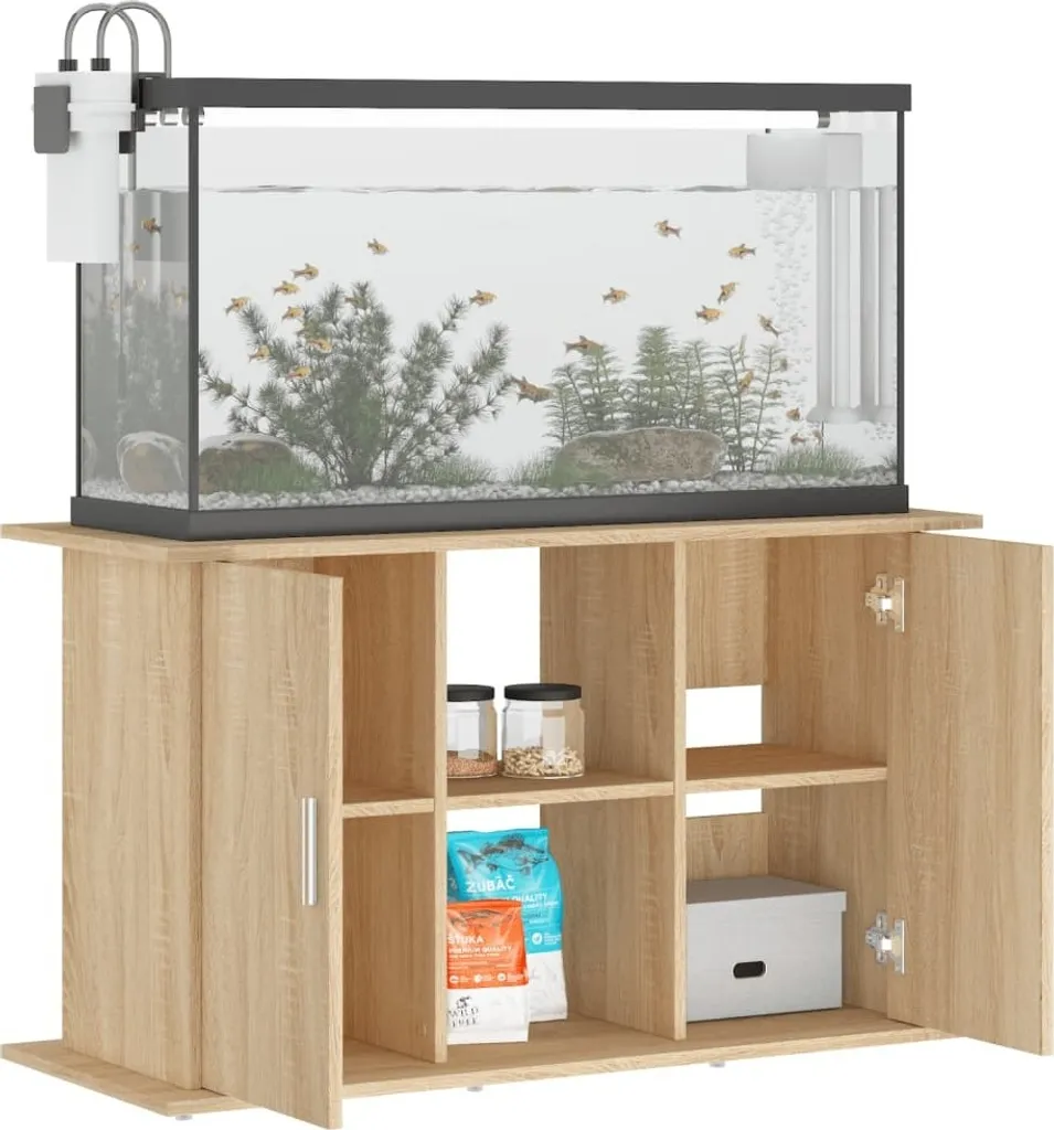 Supporto Acquario 101x41x58 cm Rovere Sonoma - Mobile Robusto vidaXL - 4