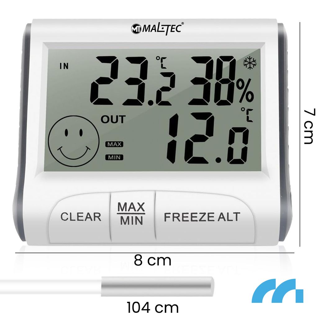 MalTec bezdrôtová meteostanica Daily900M teplomer vlhkomer Obrázok produktu 