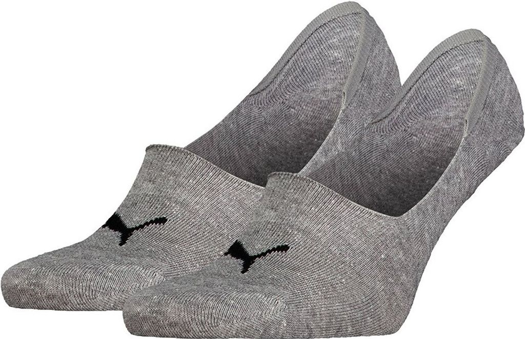 Puma 701225906 Unsichtbare Socken 2 Einheiten Grau EU 43-46 Mann Grau EU 43-46
