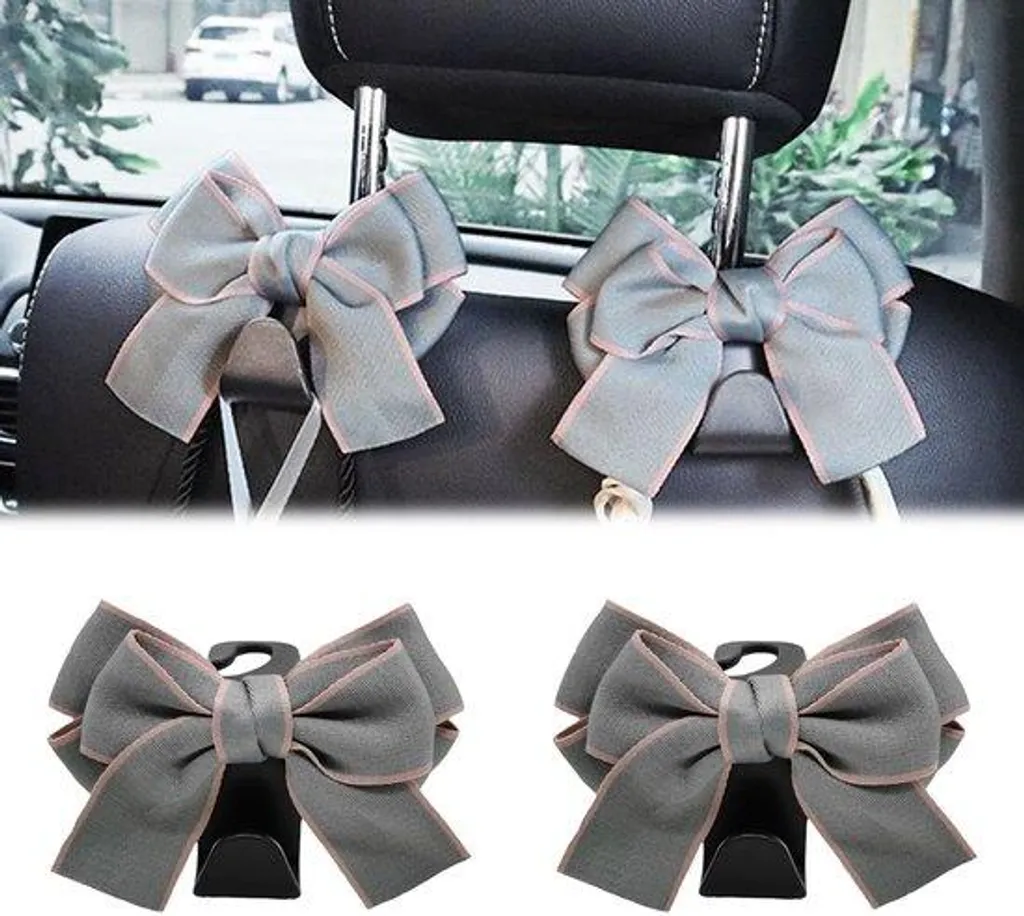 Crochet voiture pour sac à main et courses gris - Organisation de siège