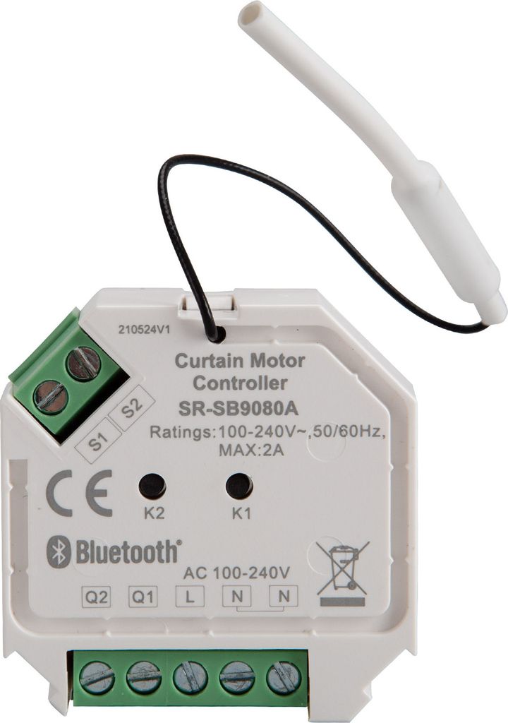 LED CONNEX Bluetooth | RF | Push Schalter 230V AC für Rolleladen 4A/2A