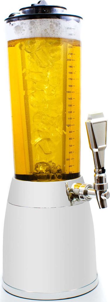 XXL Biertower 4 litri - Cromo Immagine del prodotto 