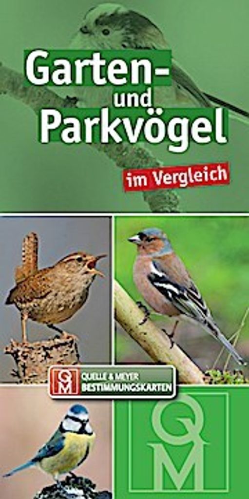 Garten- und Parkvögel im Vergleich, Bestimmungskarten