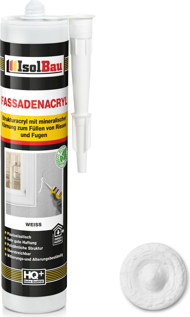 Isolbau Fassaden-Acryl - 1 x 300 ml Acryl-Dichtstoff mit Produktbild 