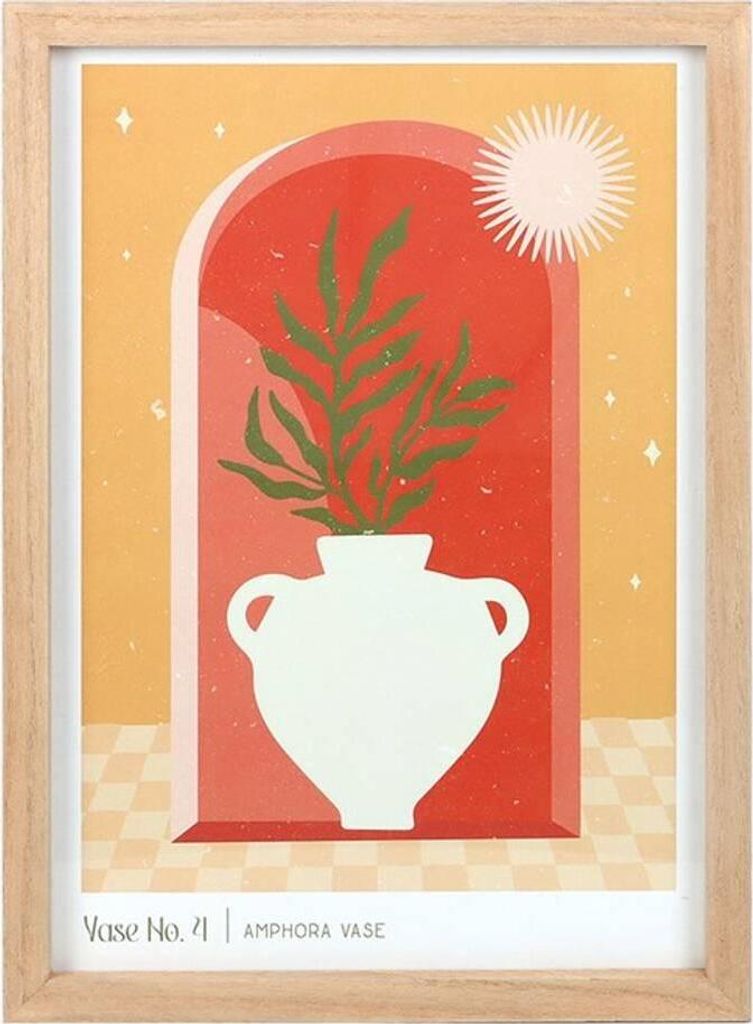 Something Different - Gerahmtes Poster "Vase No.4" SD6803 (Einheitsgröße) (Bunt)