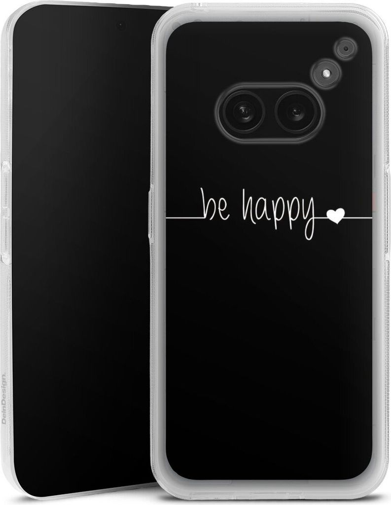 DeinDesign Handyhülle für Nothing Phone (2a) Silikon Hülle Case Smartphone Schutzhülle Glück Sprüche Statement