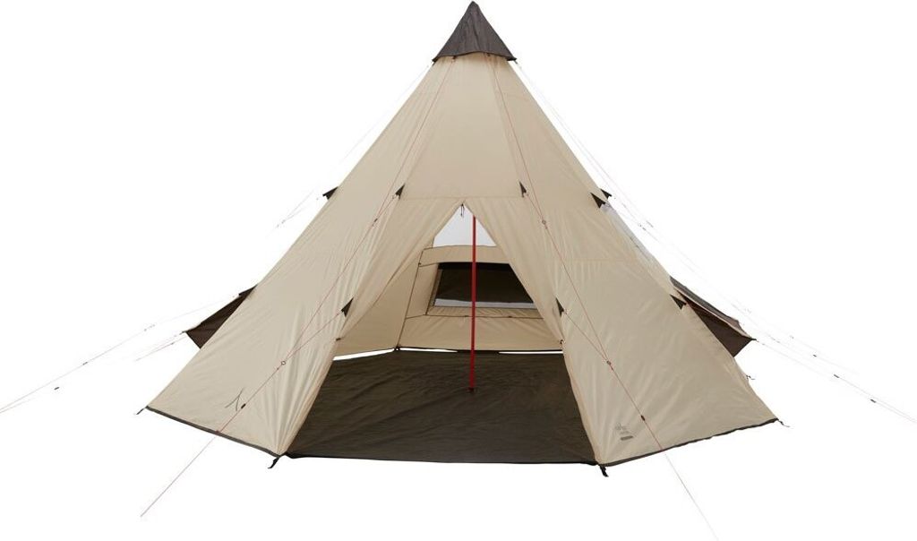 GRAND CANYON BLACK FALLS 8/ Tipi Zelt für 8 Personen/ klassisches Indianazelt mit nur einem Gestänge/ schneller Aufbau/ für Gruppen/ Familien/ F...
