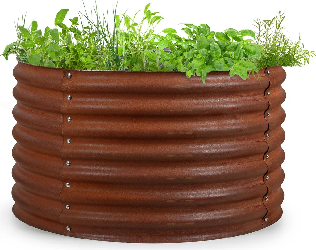 Potager Surélevé Acier Galvanisé Rust Grow Finition Rouille Durable