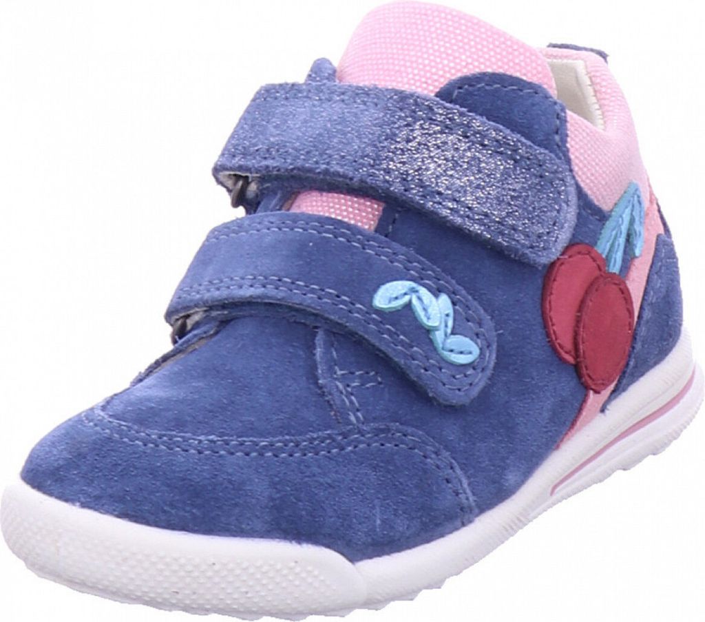 Superfit 1-006371-8000 Avrile Mini Mädchen Lauflernschuh Blau/Rosa, Blau, Gr. 21