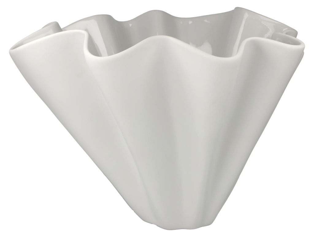 Goebel Vase Valentina, Blumenvase, Dekovase, Biskuitporzellan, weiß, H 23 cm, 14005751