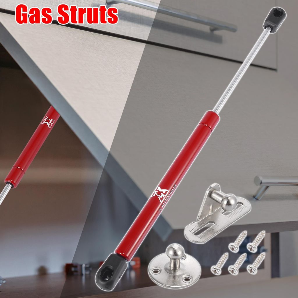 Auto Gasdruckdämpfer Gasdruckfeder 294N/66Lbs Kompressionsfeder Scharnier Türheber Gasdruckfedern Lift Unterstützt Fensterhalterung 13 Zoll Rot