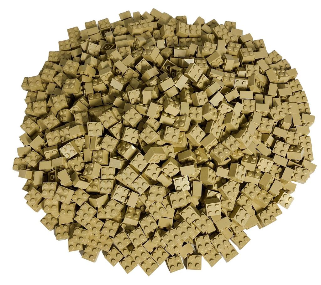 LEGO® 2x2 Steine Bausteine Hellbeige - 3003 NEU! Menge 100x Produktbild 