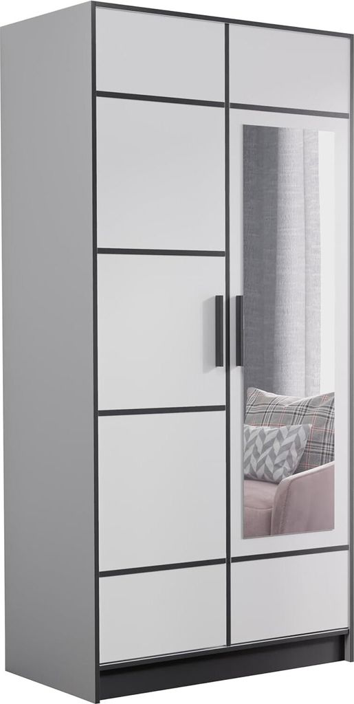 KIER FURNITURE Dvoudveřová skříň Roj2D - 104,8x205x39 cm Obrázek produktu 