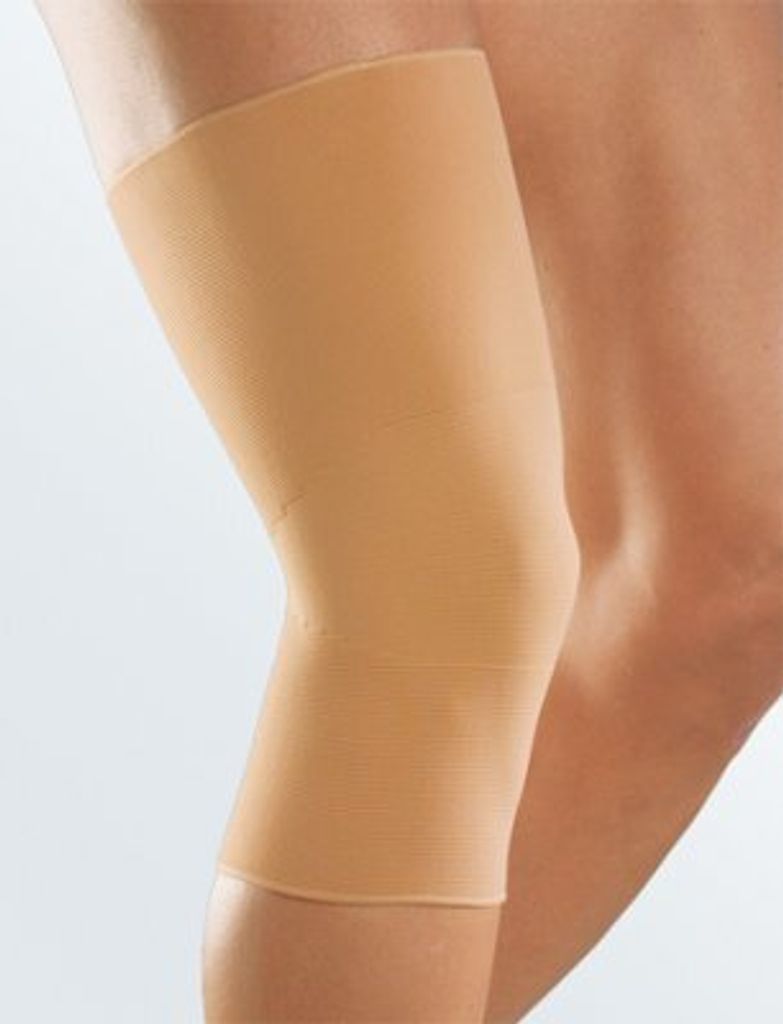 Kniebandage Kl.2, nahtlos caramel>>>>Gr. IV Produktbild 