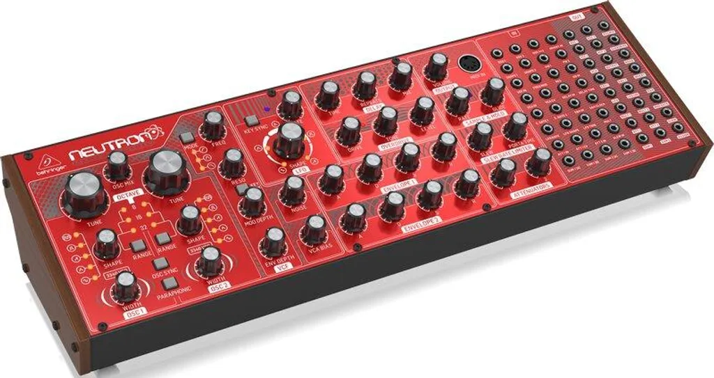 Synthétiseur Analogique Behringer Neutron Rouge avec Matrice Patch 56 Points
