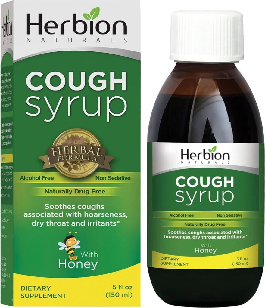 Herbion Naturals, sirup proti kašľu s medom, upokojuje Obrázok produktu 
