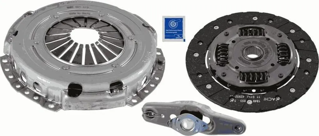Kit d'embrayage complet SACHS compatible VW Up, Skoda Citigo et Seat Mii