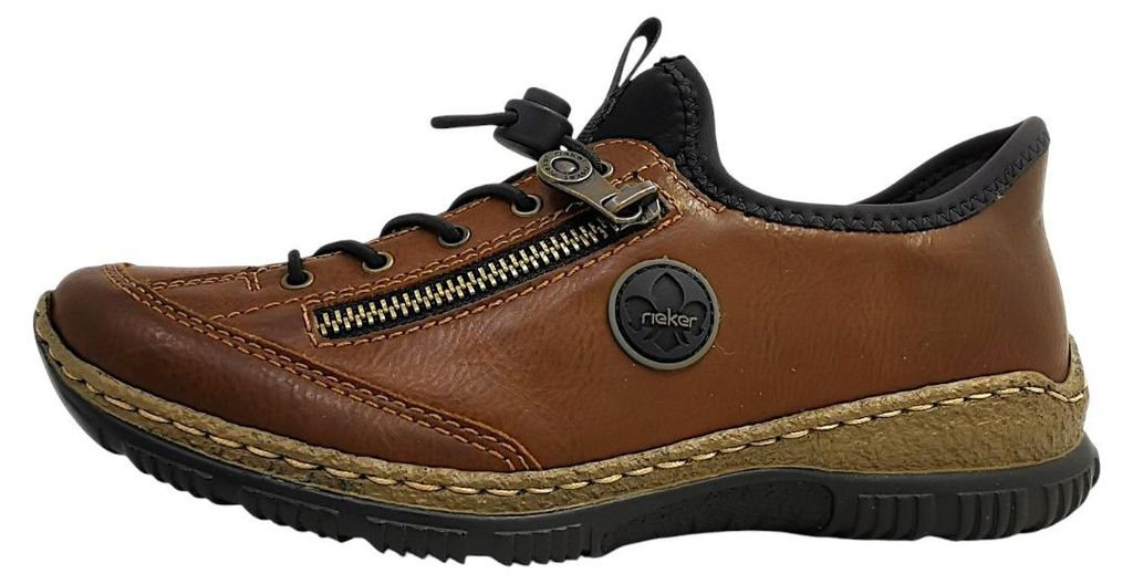 Rieker  Damenschuhe Halbschuhe Bequem Slipper Braun Produktbild 