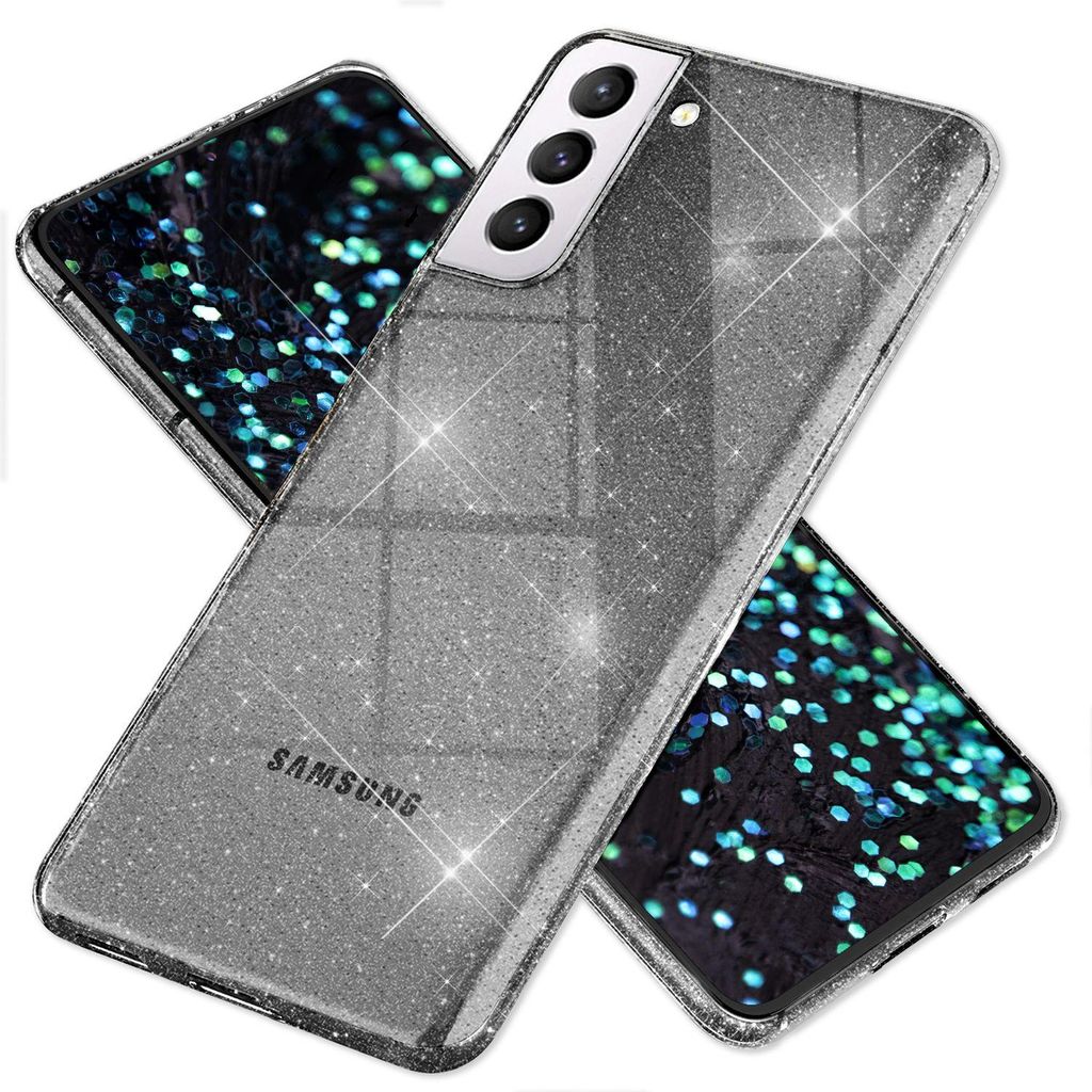NALIA Priehľadné trblietavé puzdro pre Samsung Galaxy S22, Obrázok produktu 